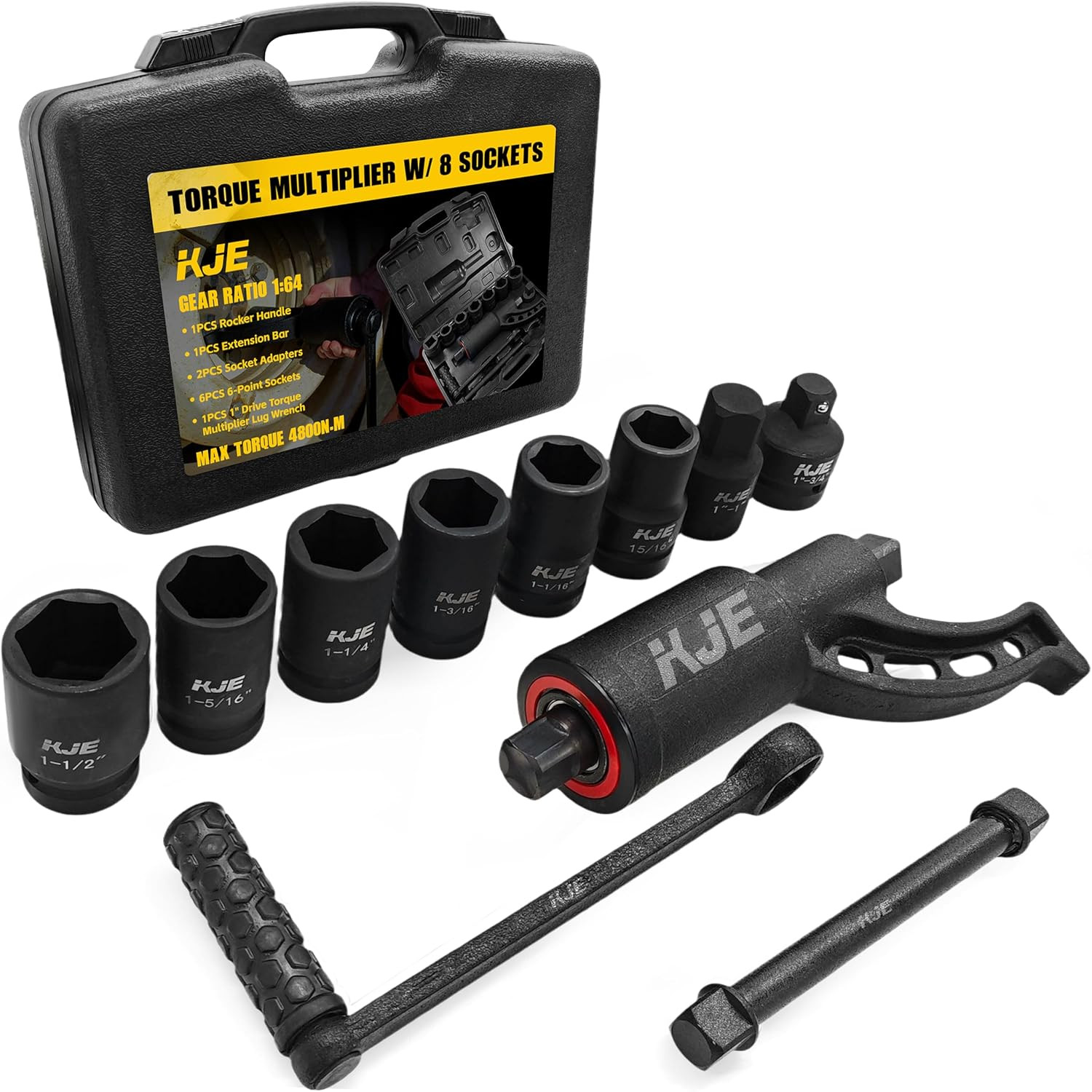 High Torque Multiplier Wrench Set for Trucks & RVs - 4800 N/M gallery