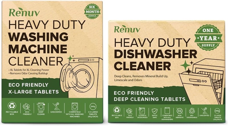 Concentrated Cleaner Bundle for Washing Machine & Dishwasher - Fresh & Efficient gallery
