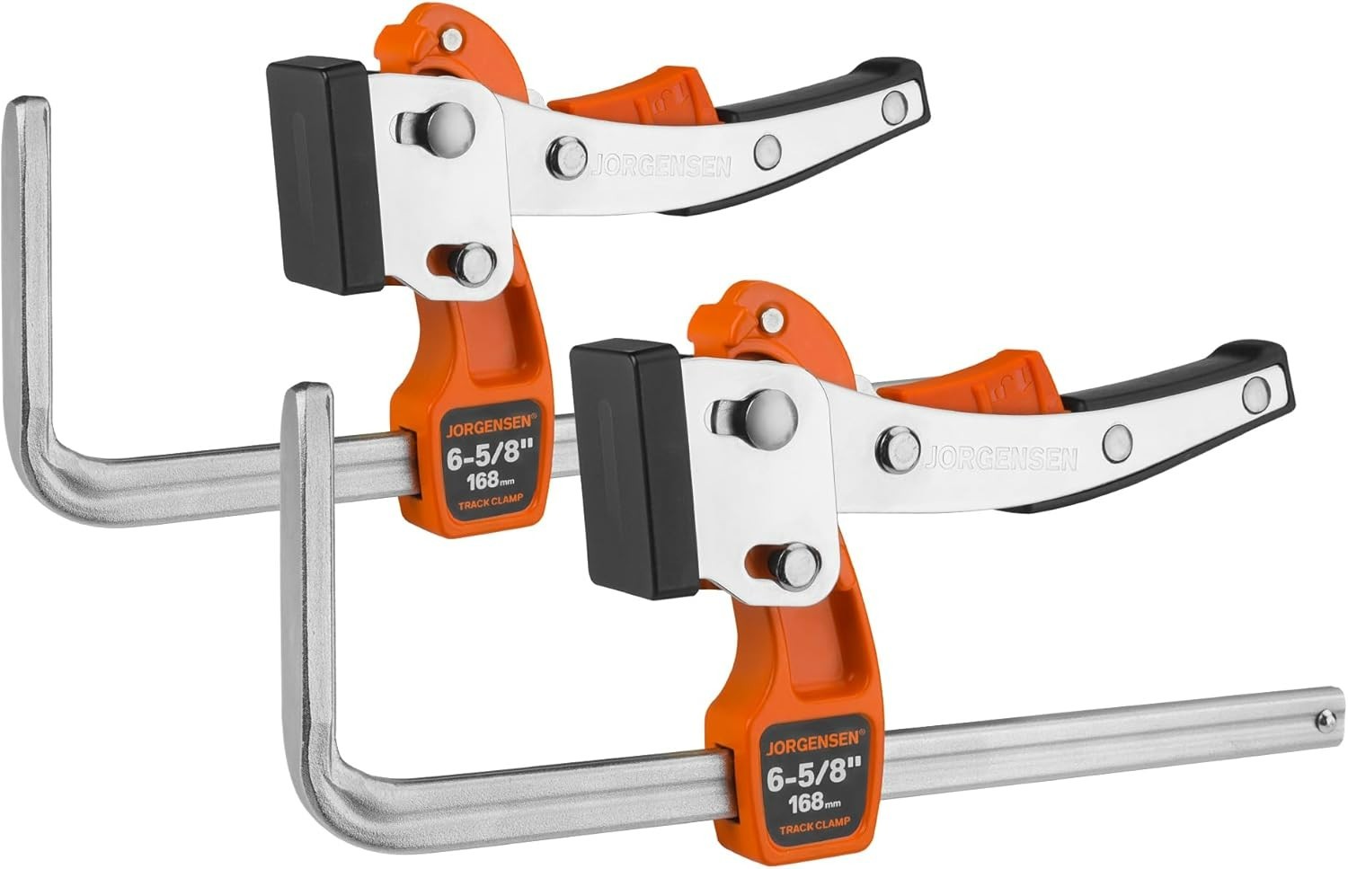 6-5/8" Track Saw Clamps for MFT Table – Quick Release, 2 Pack, 400lbs Load gallery