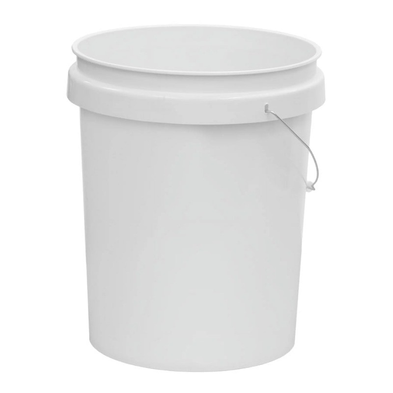 (2 pack) United Solutions 5 Gallon Round Utility Bucket, Comfort Handle, Plastic gallery