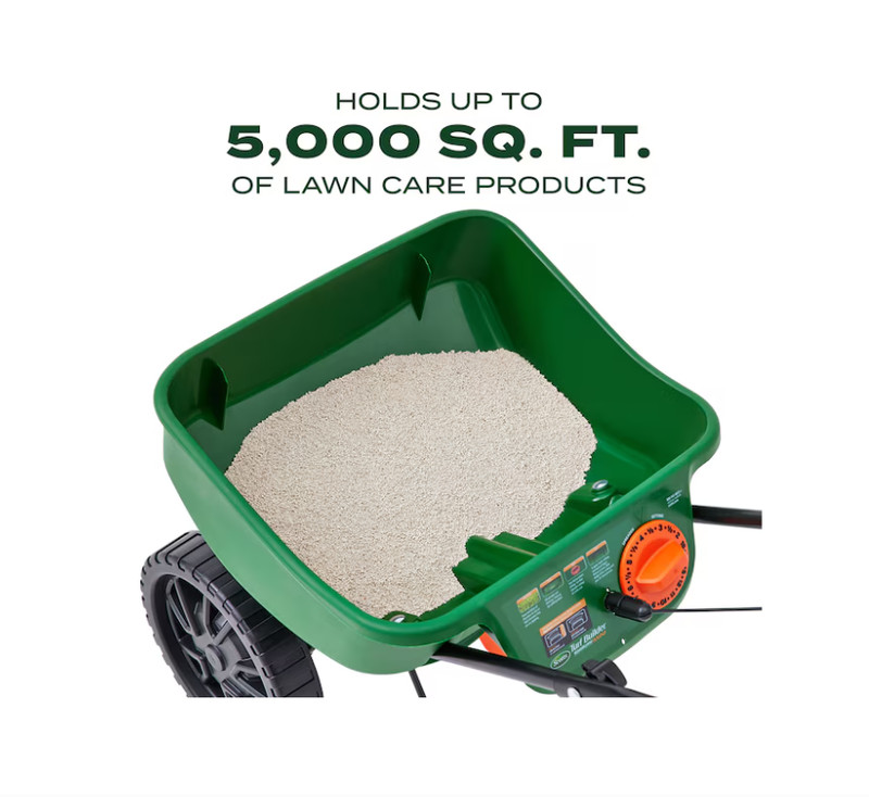 Turf Builder EdgeGuard Mini Broadcast Spreader 15-lb Capacity Compatible gallery