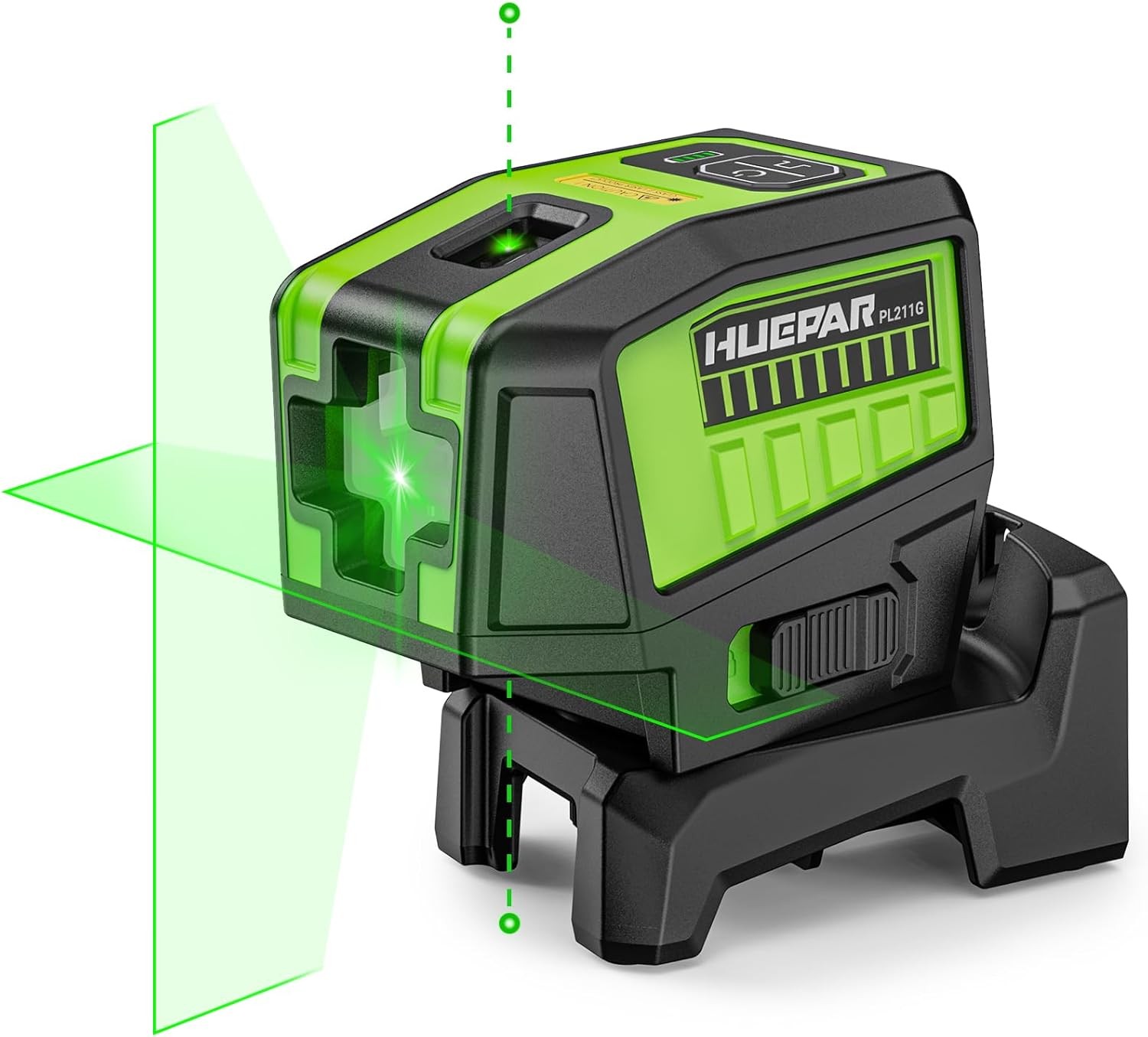 2 Point Cross Line Self Leveling Laser Tool (98-165Ft) with 2 AA Batteries gallery