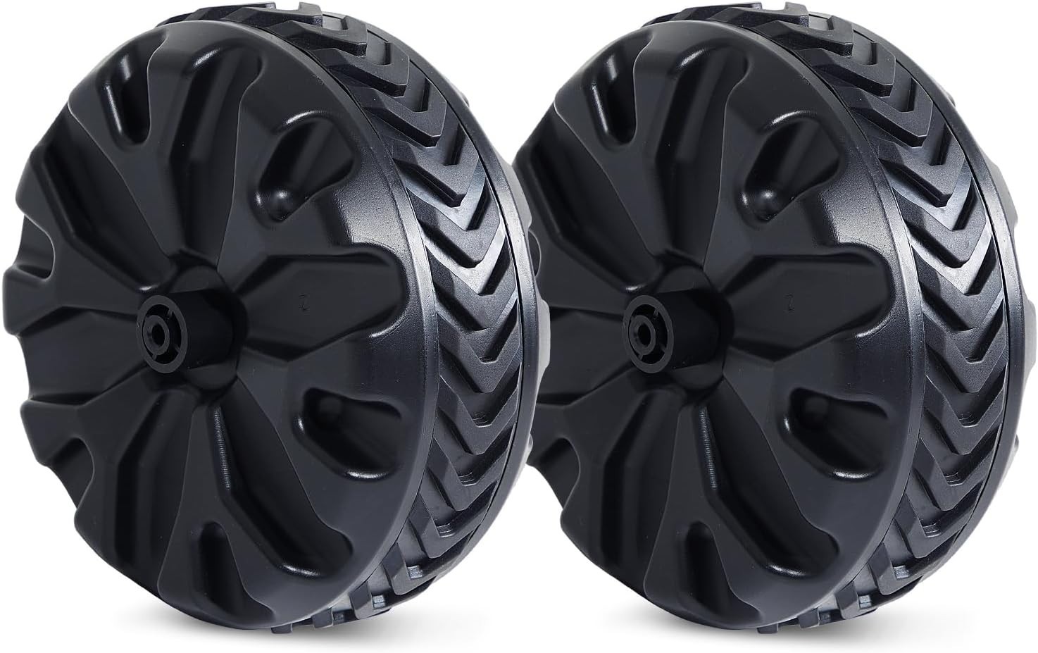 Genuine Timber Ridge Replacement Wheel, Plastic W/TPR Tread for Utility Wagon gallery