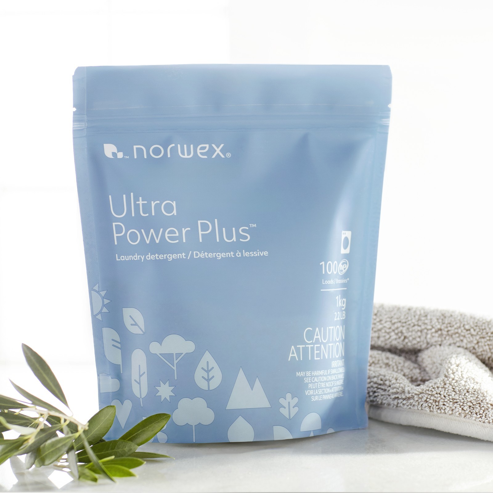 Norwex, ultra power plus laundry detergent 2.2 lbs 100 loads-Free&Fast Shipping gallery