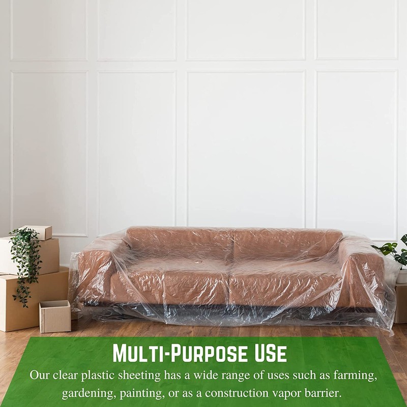 Farm Plastic Supply - Clear Plastic Sheeting - 1.5 Mil (8'4" x 200') gallery