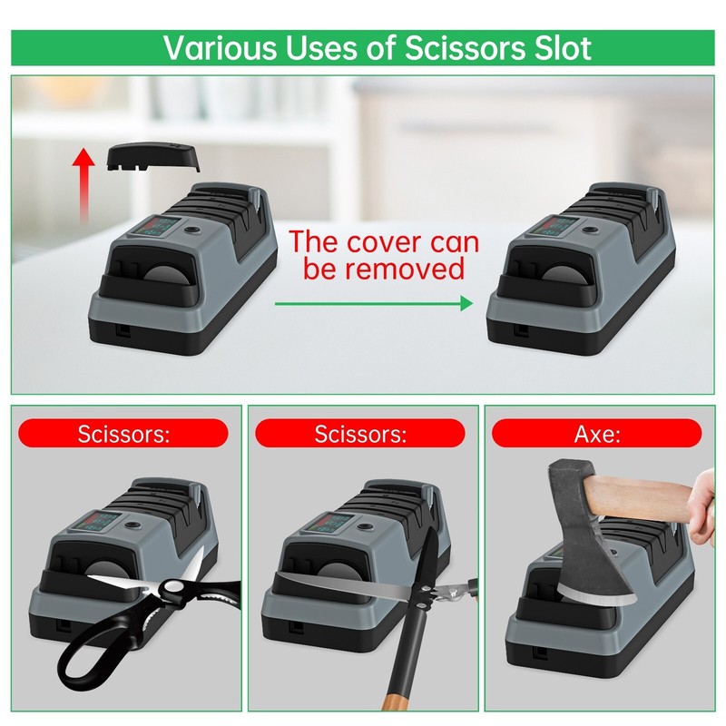 Professional Electric Knife Sharpener Sharpening Machine Household 5-in-1 gallery