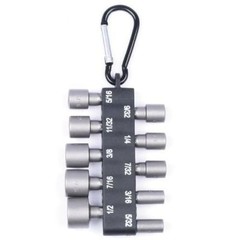 1/4″ Hex Drive SAE Nut Driver Setter 10 Piece Set 5/32 to 1/2 Inch Storage Case
