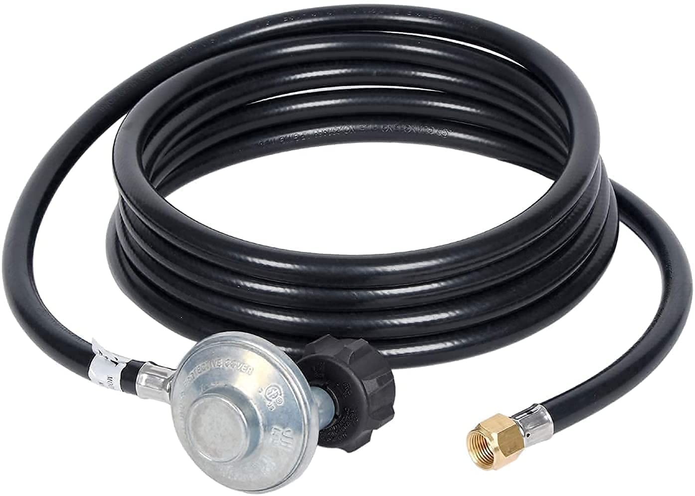 GasSaf 12 FT Propane Regulator Hose Propane Fire Pit Hose Kit for Mr. Heater Pro gallery