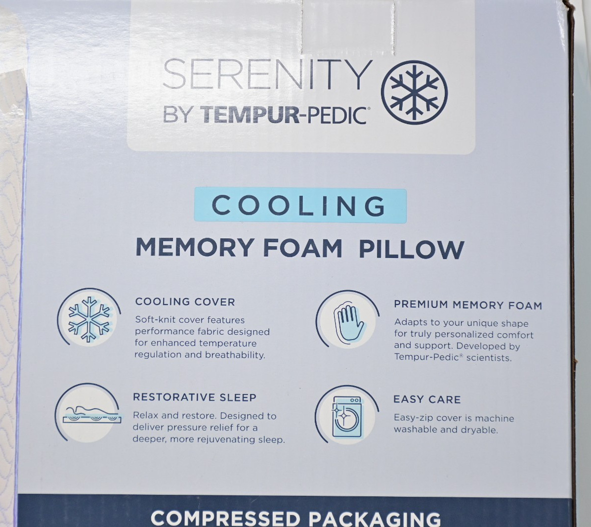 Serenity By Tempur-pedic Cooling Memory Foam Pillow Standard / Queen gallery
