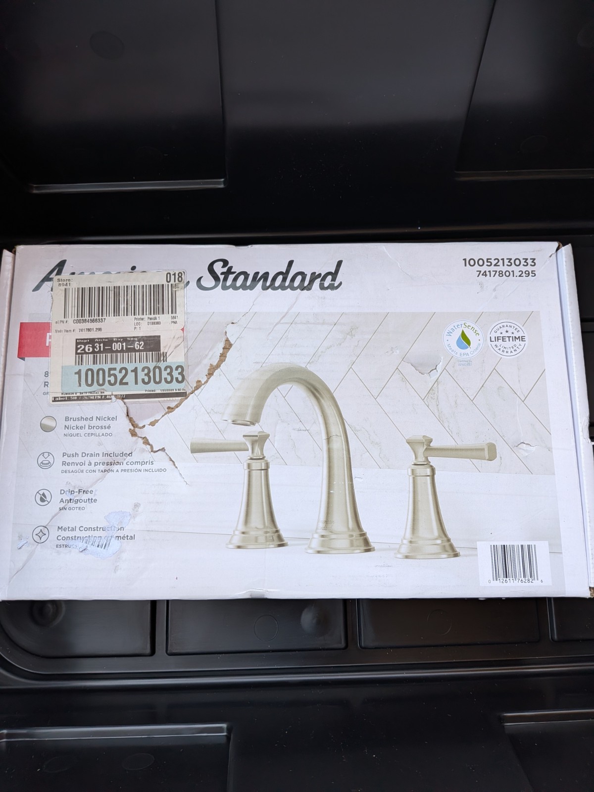 American Standard Rumson 8" 2-Handle Widespread Bathroom Faucet - Brushed Nickel gallery