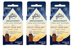 3 Pack Glade Essential Oil Diffuser Refill Aromatherapy Orange & Neroli 0.56oz