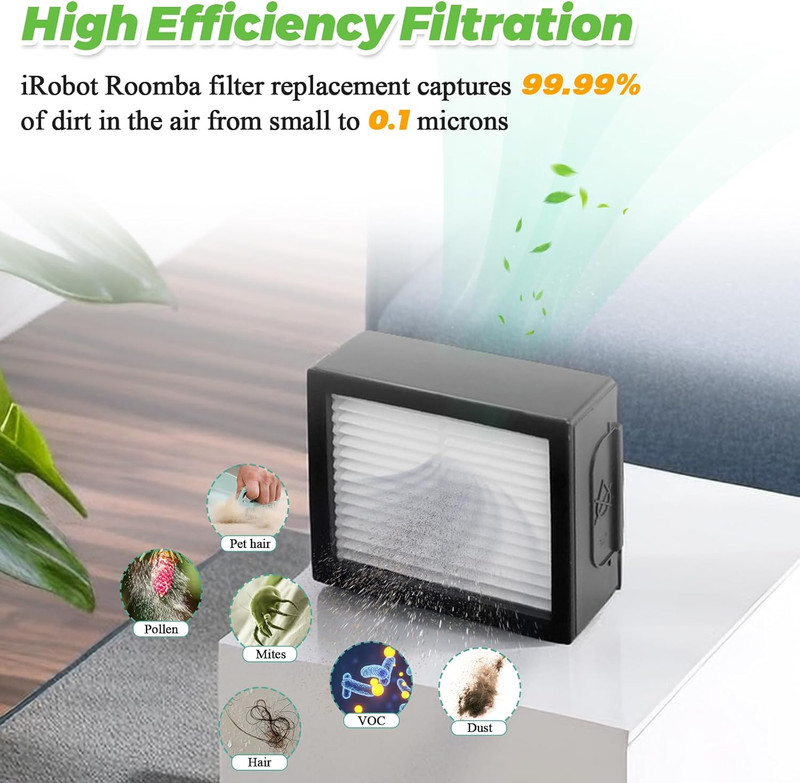 Filters Replacement for Irobot Roomba E I J Series J7 I1+ I3 I3+ I4 I5 I6 I7 I7+ gallery