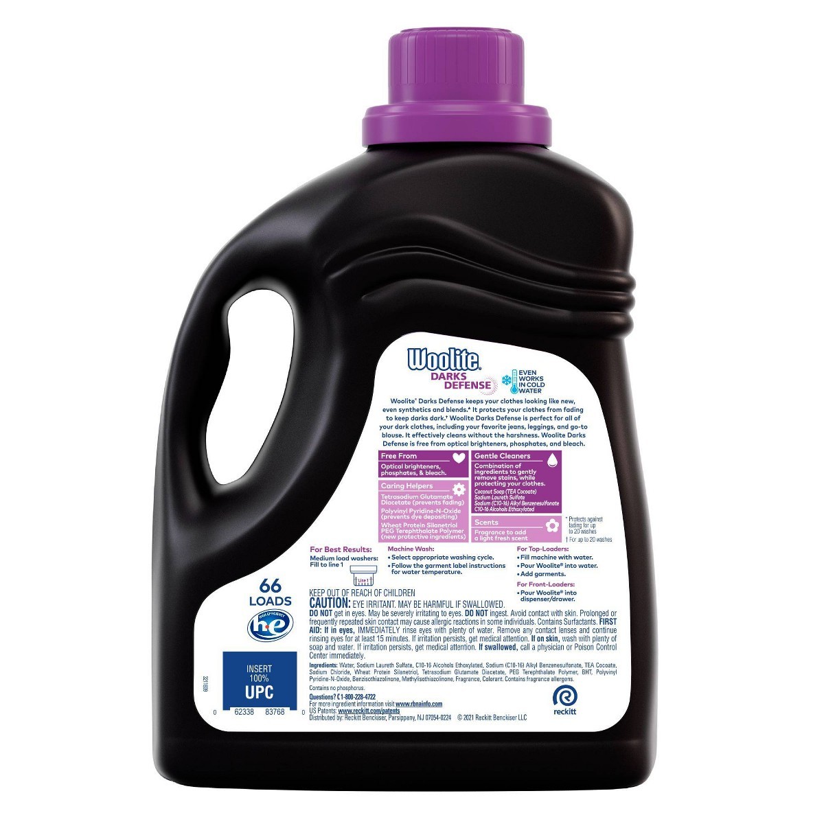 Woolite Floral Scented Darks Liquid Laundry Detergent 66 Loads - 100 fl oz gallery