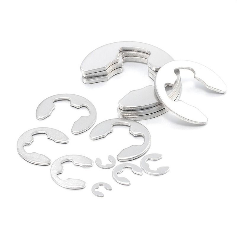 Stainless Steel E-Clips External Retaining Washers C-Clip 1.5mm – 15mm DIN 6799 gallery