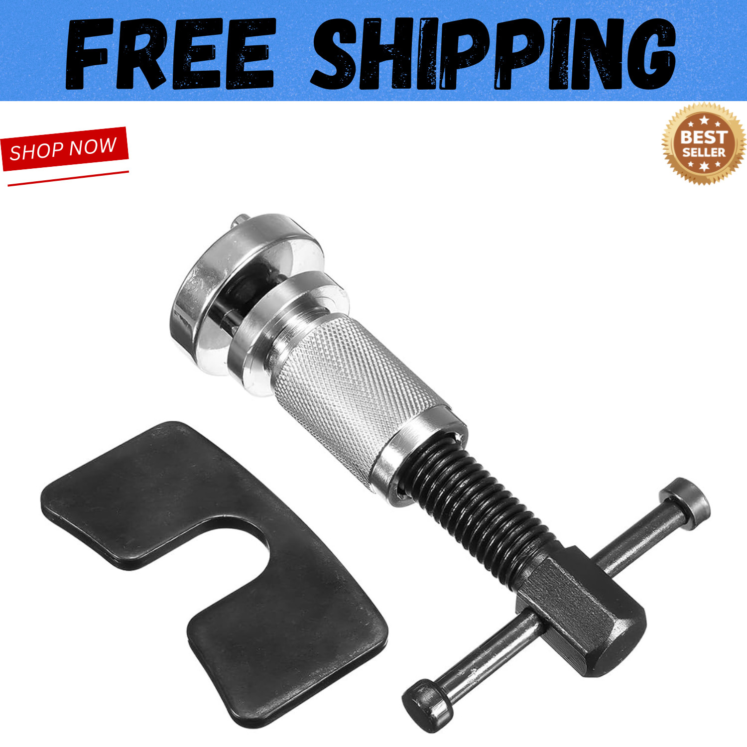 Disc Brake Caliper Piston Rewind Tool Car Rear Brake Pad Wind Back Tool gallery
