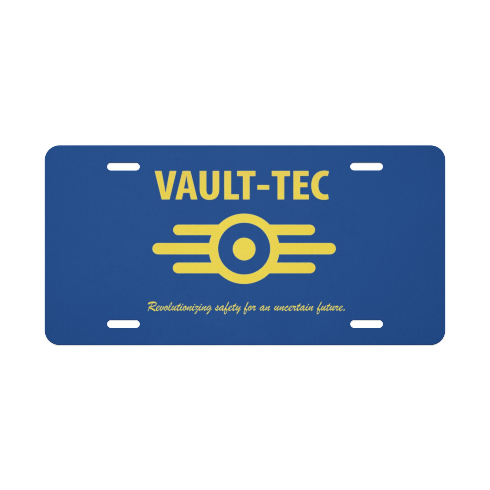 Vault Tec Vanity Plate Fallout License Plate gallery
