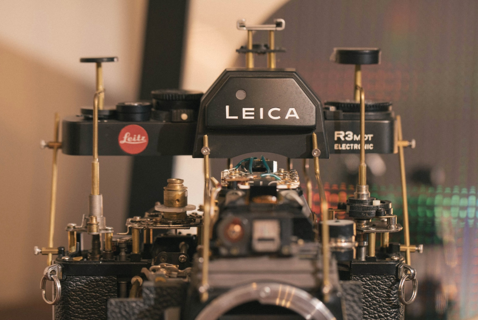 Disassembled Mechanical Film Camera, Deconstructed Nikon Canon Leica, Home Decor gallery