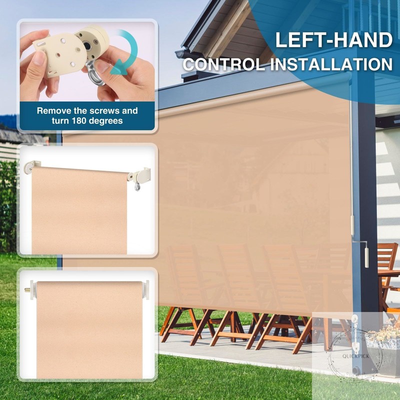 Coolaroo Shade Brackets with Metal Ring, Replacement Parts,For Coolaroo Exterior gallery