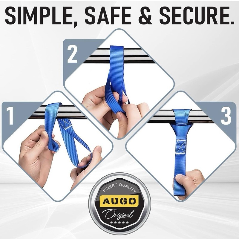 Soft Loops for Tie Down Straps 6-Pack (x2) 1500 lb Load / 4500 lb Break Strength gallery