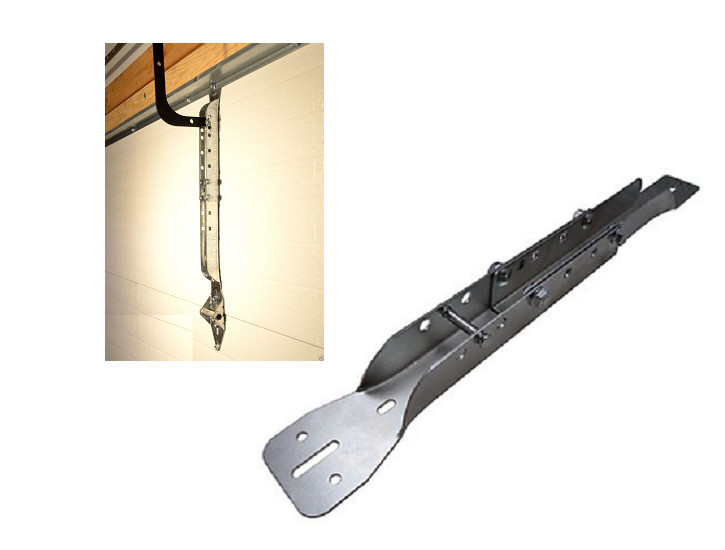 Garage Door Opener Adjustable Reinforcement Bracket - Fits 18"- 21"-24" Sections gallery