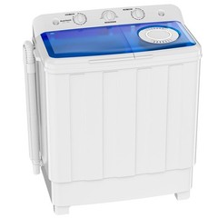 Auertech Portable Washing Machine, 28lbs Twin Tub Washer Mini Compact Machine