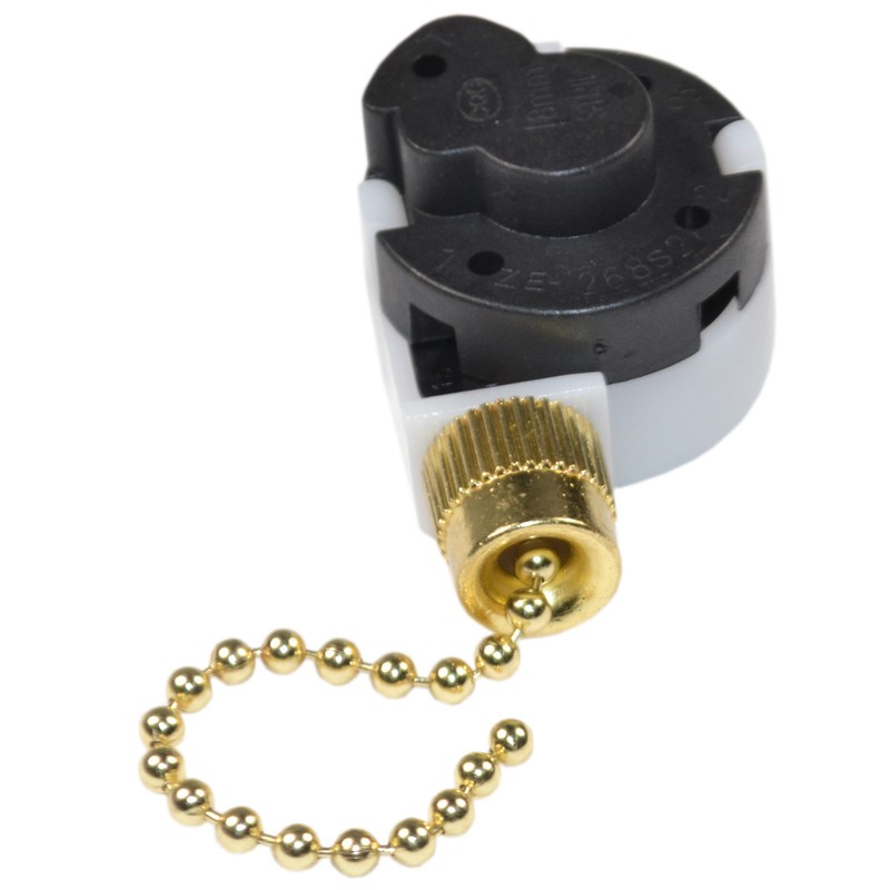 HQRP 3-Speed Ceiling Fan Switch, 4-Wire, Function L-1-2-3, L-2-3, L-1-3, L-1-2 gallery