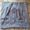 Real Simple Large Pillow Cover 25" x 25" NWOT Blue & White Stripe Gorgeous gallery