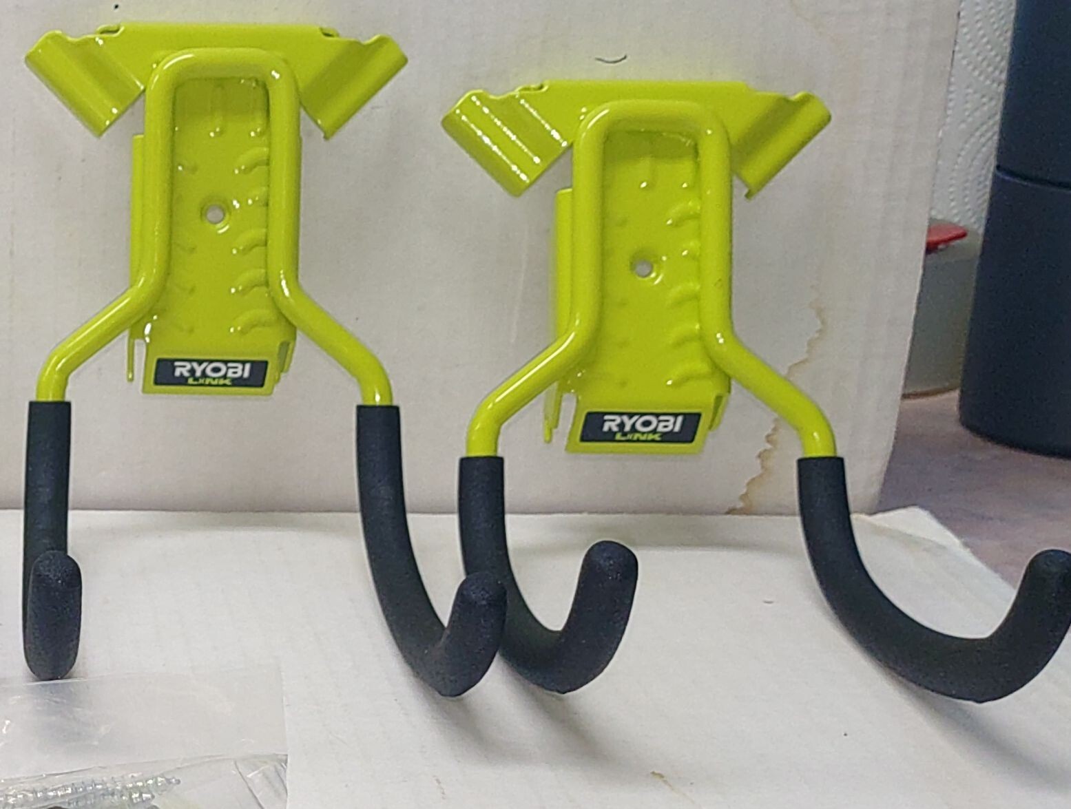 Ryobi Link 4 Piece Modular Storage Wall Mount Utility Hooks Free Shipping gallery
