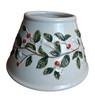Yankee Candle Christmas Topper Berries 4 1/4" Tall Perimeter Top 4" Bottom 71/4" gallery