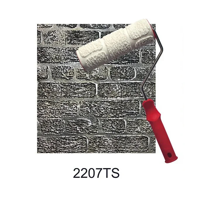 Decorative Paint Roller Patterned Painting Tool for Wall Rubber Protection gallery