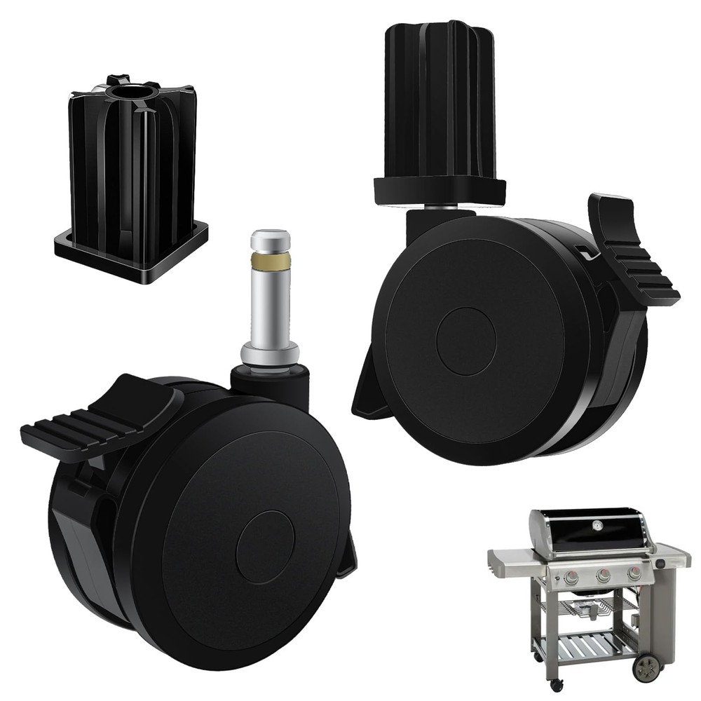 70360 Locking Caster with Insert for Weber Spirit Series 20092012, Genesis Se...