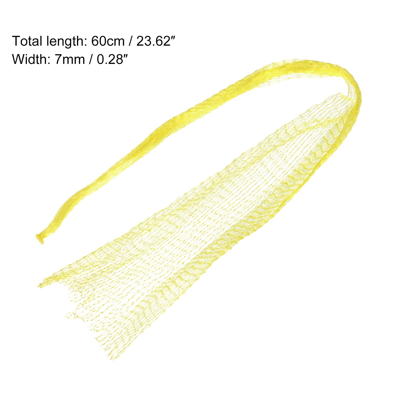 Watermelon Nets 23.62 Inch Hanging Melon Hammocks Bag for Garden Yellow 50 Pack gallery