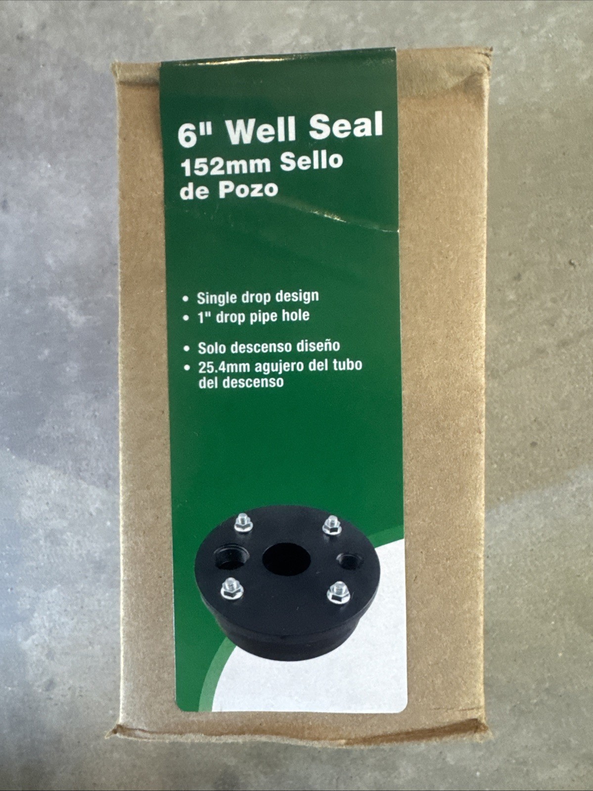 Water Source 6 in. Well Seal Single Drop 1 in. Pipe Thermoplastic Rubber Packer gallery