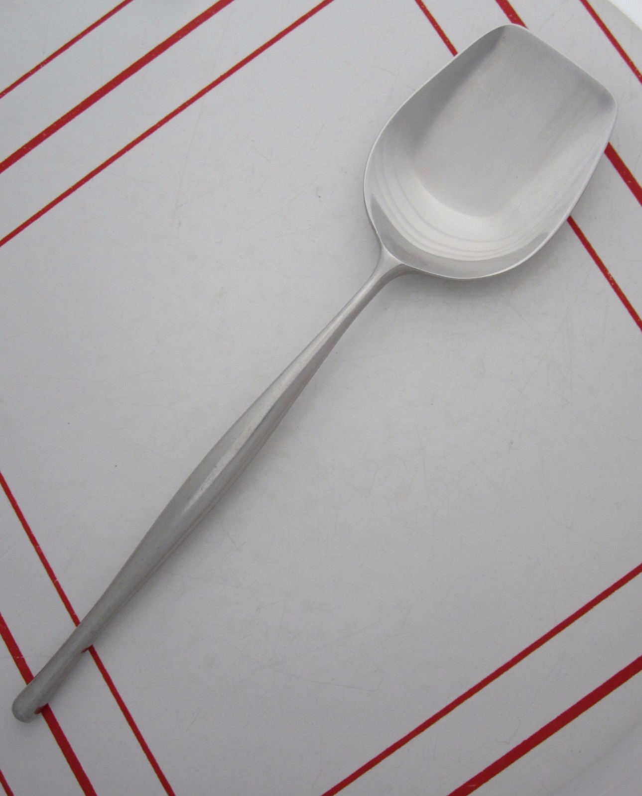 1 or more Lauffer Design 3 Large Serving Spoon 18/8 Norway Mid-Century Modern gallery