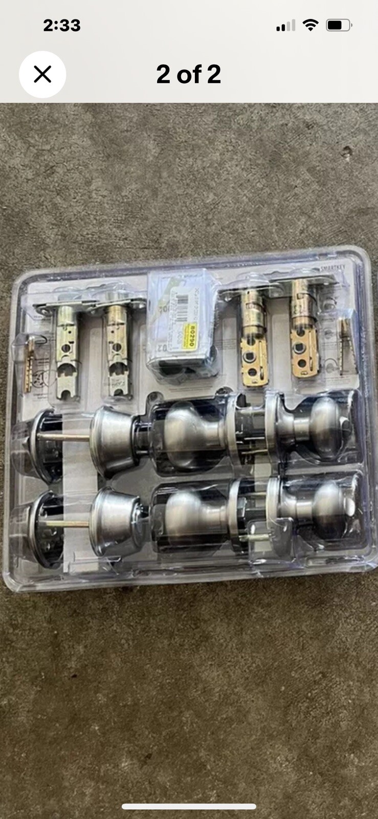 Kwikset Nickle Exterior Single Cylinder Deadbolt Multi Pack. 1 Set 4 Locks. NEW gallery
