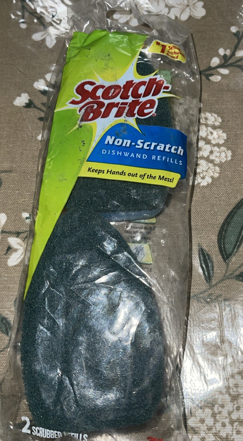 Scotch-Brite Non-Scratch Dishwand Refills 2 Pack Lot Of 4Packs New Sealed gallery