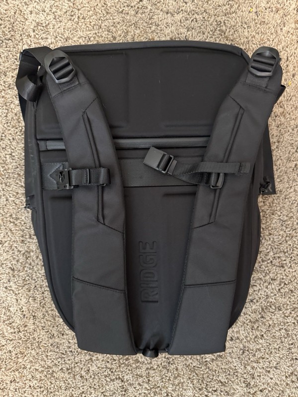 ridge commuter backpack Black 20L RFID Blocking Wallet Weatherproof 4