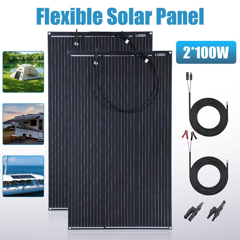5000W Complete Solar Panel Kit with Controller & Inverter Home 110V Grid System gallery