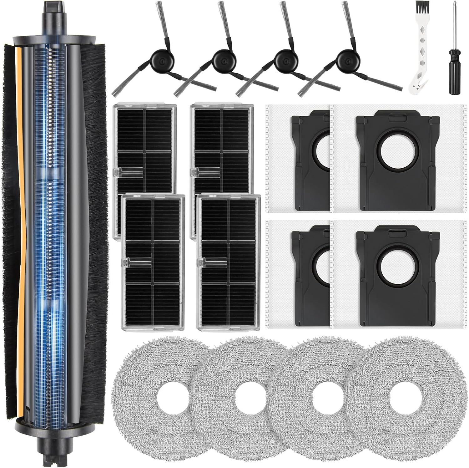 19 Pcs TriCut Brush Accessories Kit for Dreame X40 Ultra/X40 Master/L40 Ultra... gallery