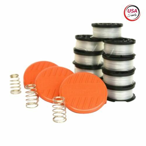 Black & Decker replacement 12 PACK -Trimmer Spools & Caps/Springs .065 AF-100 gallery