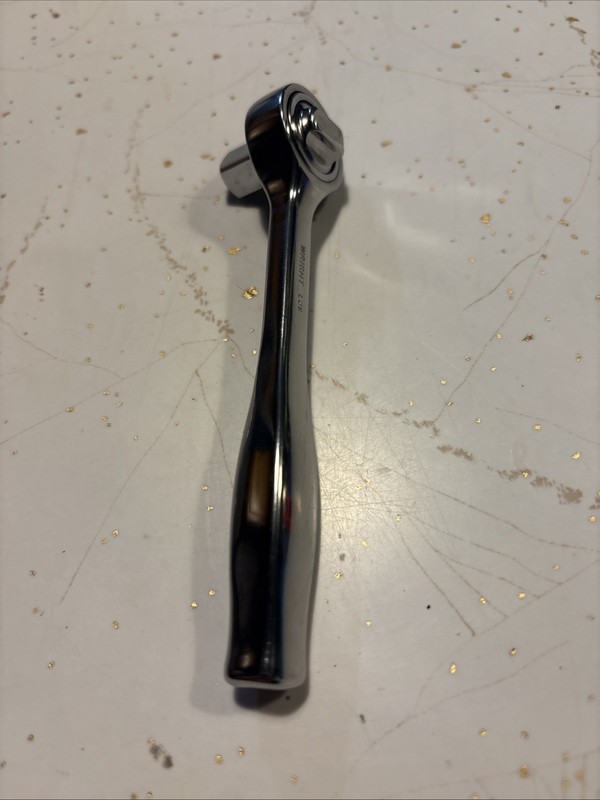 Wright Tool Compact Contour Handle Ratcheting Socket Wrench 3/8" Drive 3430 USA gallery