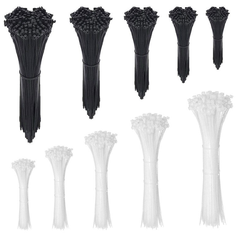 100pcs Cable Ties Nylon Heavy Duty Self-Locking Wrap Wire Zip Ties UV Resistant gallery