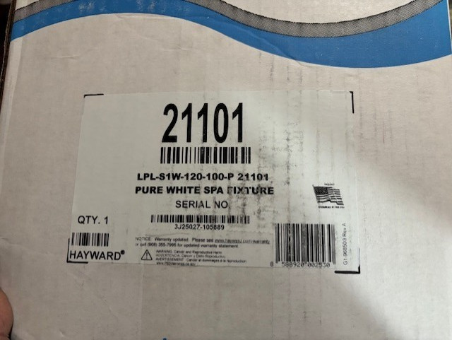 Hayward J&J Electronics PURE WHITE LED Pool & Spa Light Fixture 21101 LPL-S1W gallery