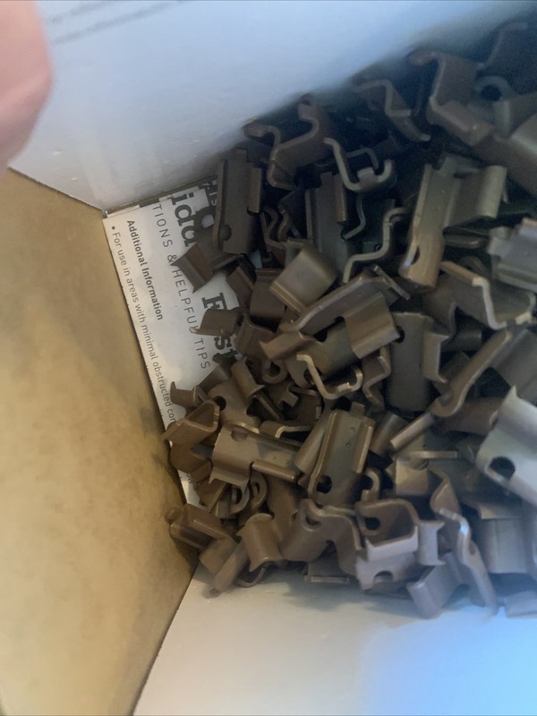 TimberTech CONCEALoc Deck Hidden Fasteners 175 CLIPS ONLY & NO Screws Open Box gallery