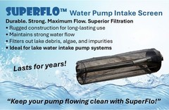 SuperFlo Replacement Filter Screen Bag for lake pump irrigation sprinklers