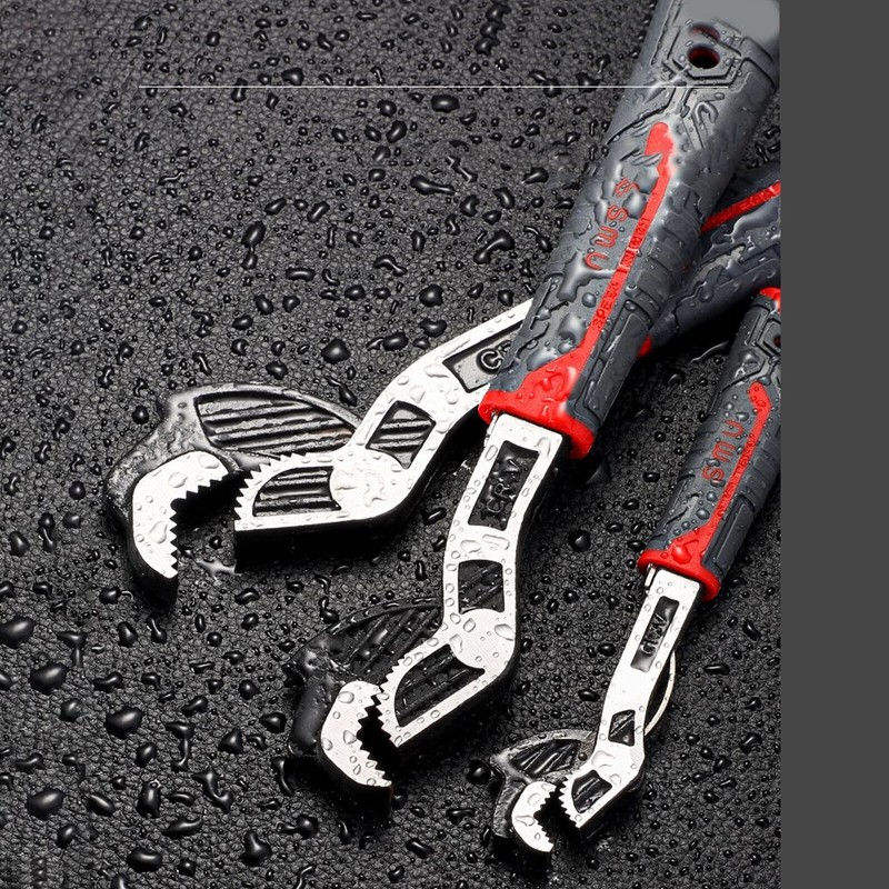 Multifunctional Self-Locking Pipe Wrench Tool, Hand Manual , Adjustable Wrench gallery