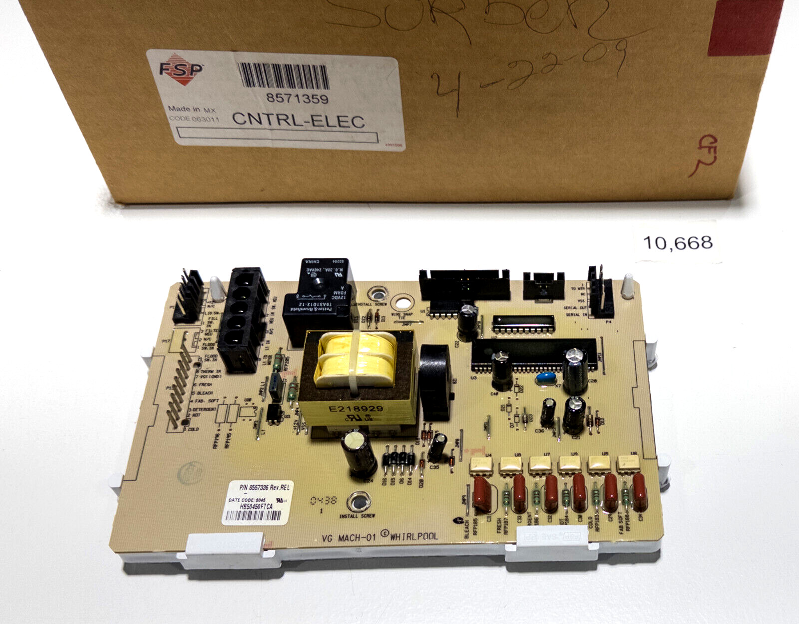 Whirlpool 8571359 Dryer Control Board gallery