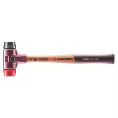 12 Oz. Simplex 30 Mallet with Black Rubber and Red Plastic Inserts