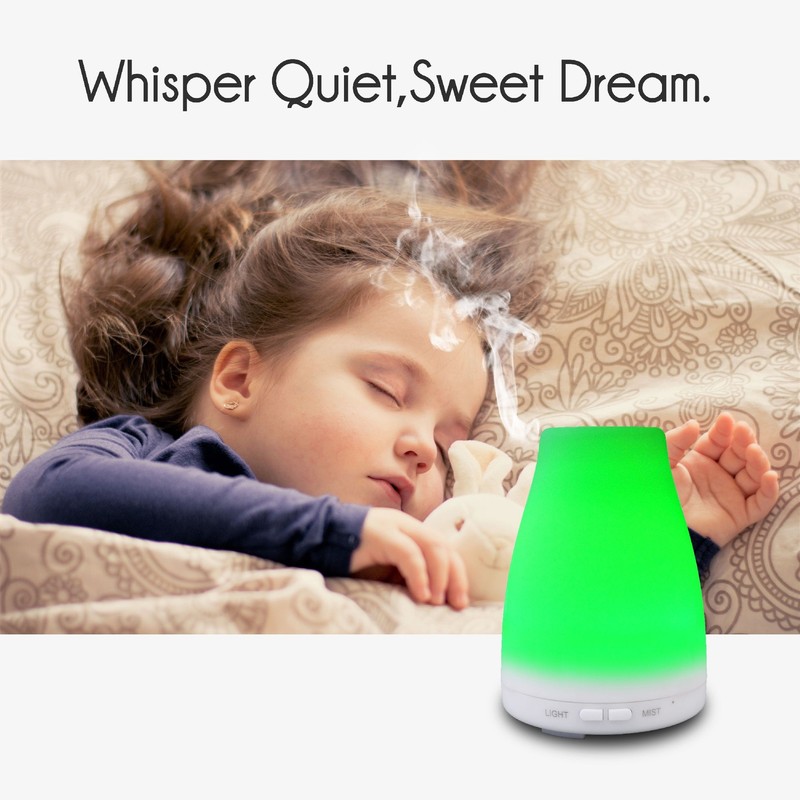 EcoGecko Aromatherapy Essential Oil Diffuser, Aroma Oil Diffuser with Color LED gallery