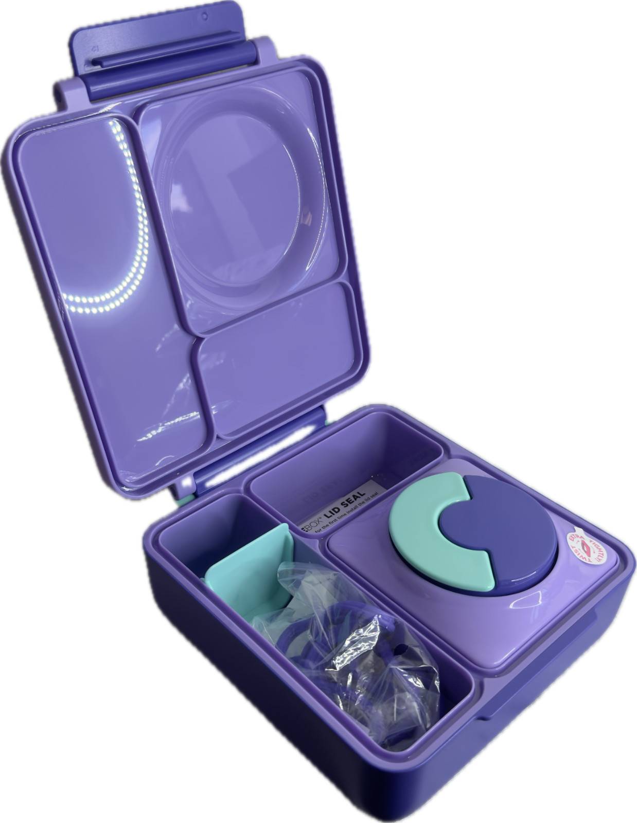 OmieBox 66FC08 Food Container & Vacuum Insulated Bowl Purple Plum (New/Unused) gallery